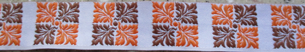 Leaves...Brown and Orange Squares 1 Inch