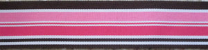 Stripes...Brown, Pink and White