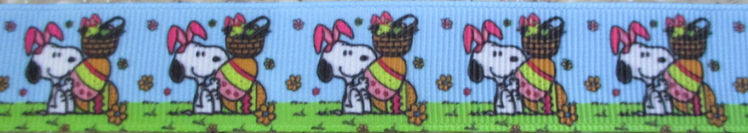 Snoopy and Easter Eggs 1 Inch
