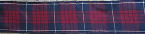 Plaid...Navy Blue and Red