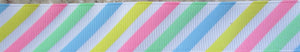Stripes...Pastel Horizontal 1 Inch