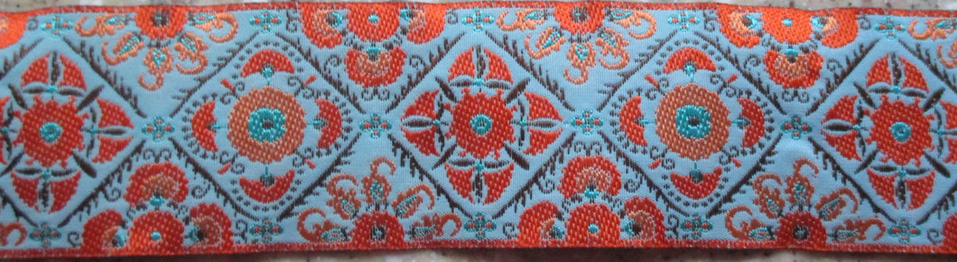 Persian Influence...Orange and Blue