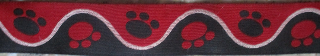 Pawprints...Red 1 Inch