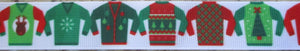 Ugly Holiday Sweaters 1 Inch