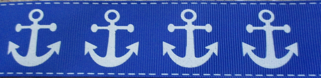 Anchors...on Medium Blue