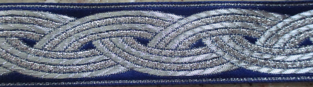 Rope...Silver on Blue