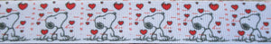 Snoopy and Hearts 1 Inch