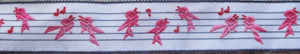 Songbirds...Pink 1 Inch (Vintage)